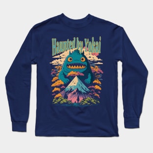 Haunted by Yokai Japanese Monster Long Sleeve T-Shirt